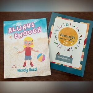 Empowering Set of 2 Signed Children’s Books - Enough-Themed, NEW - Written by me